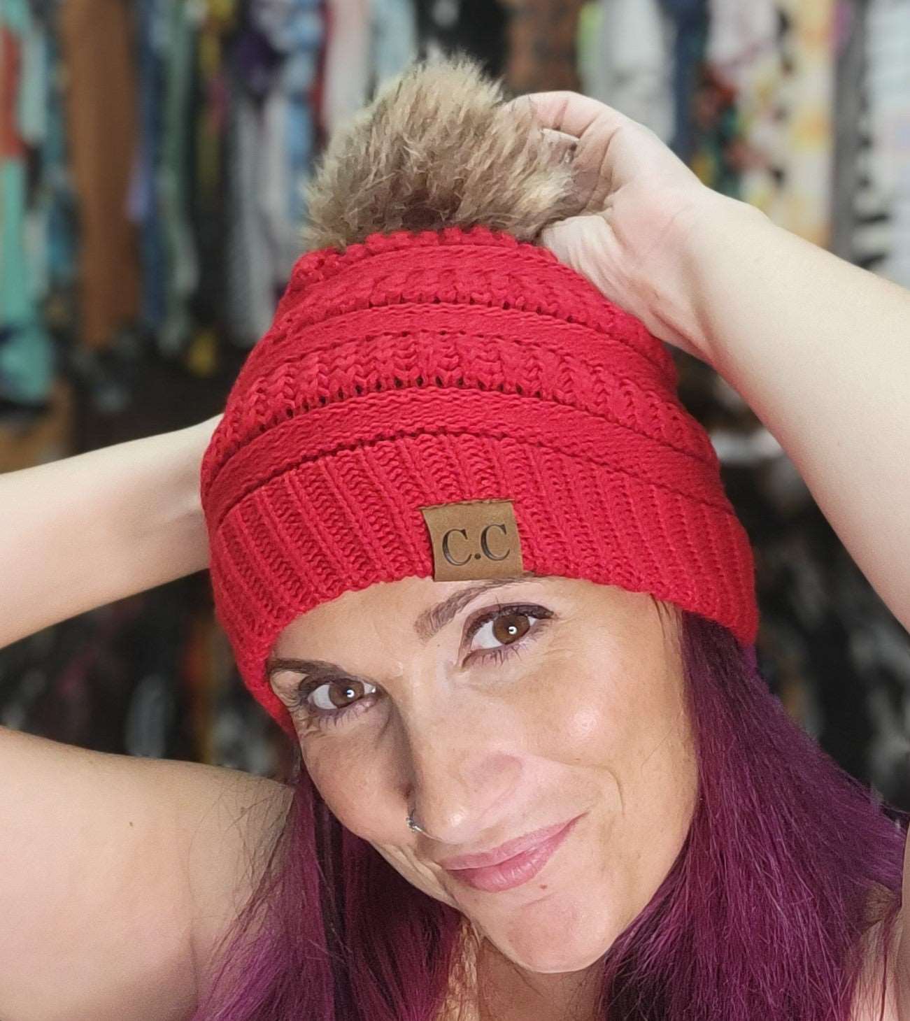 Pom Pom Bennie Laura's Legacy Boutique