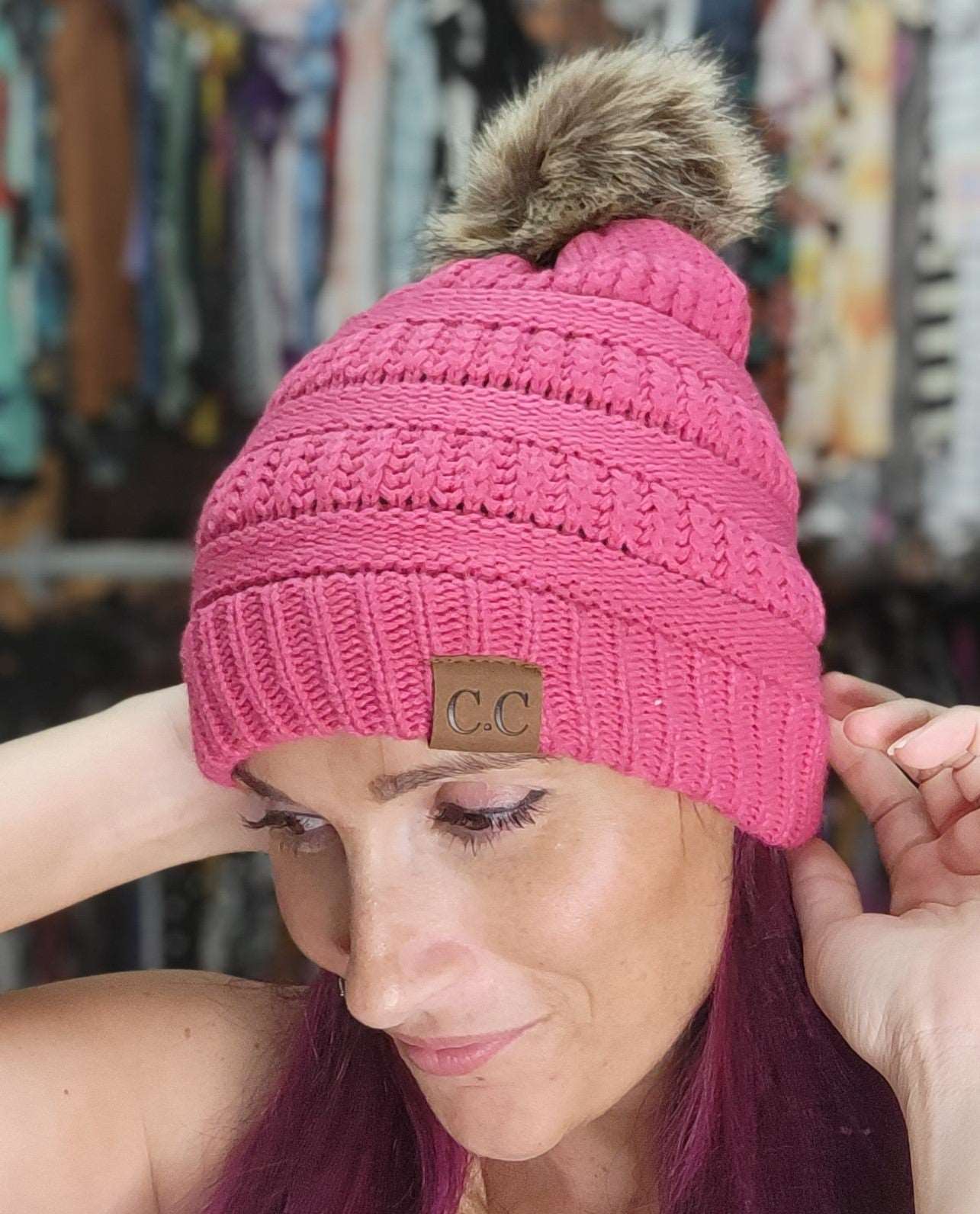 Pom Pom Bennie Laura's Legacy Boutique