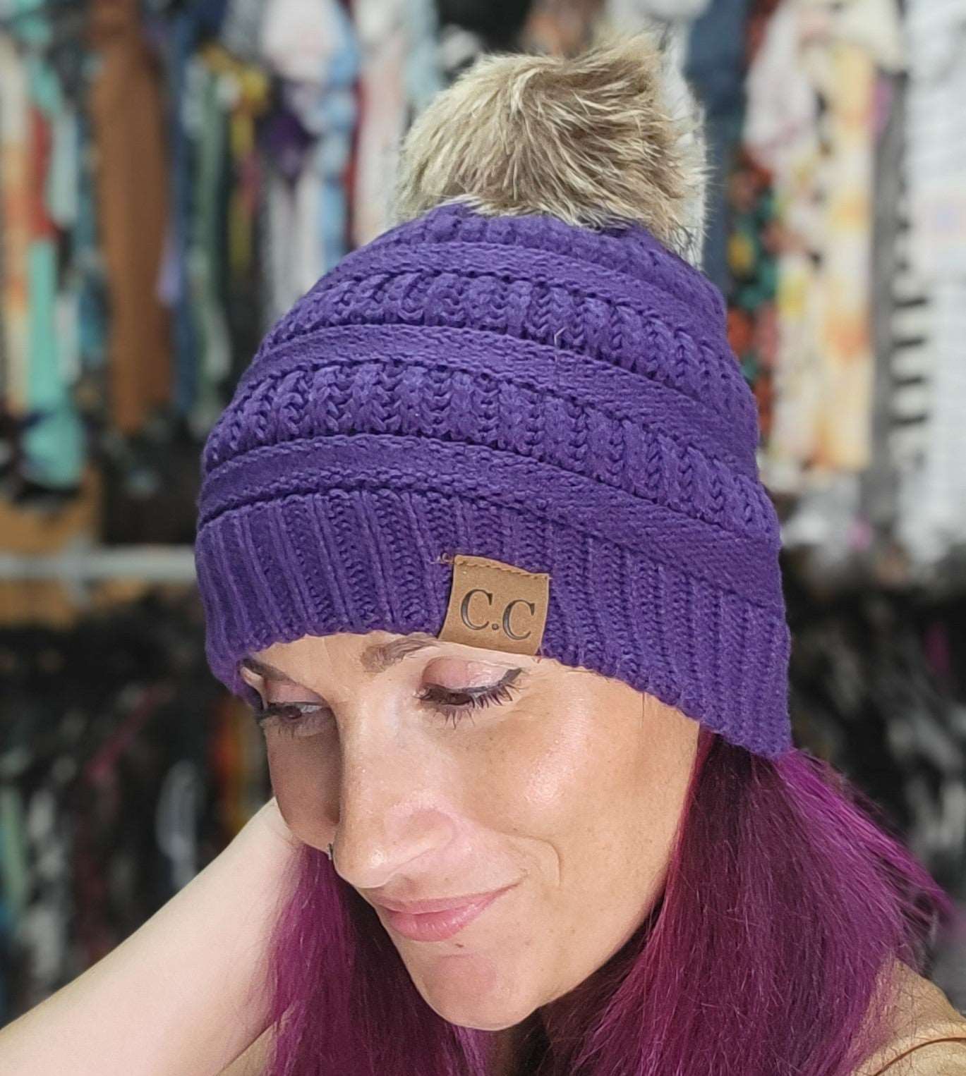 Pom Pom Bennie Laura's Legacy Boutique