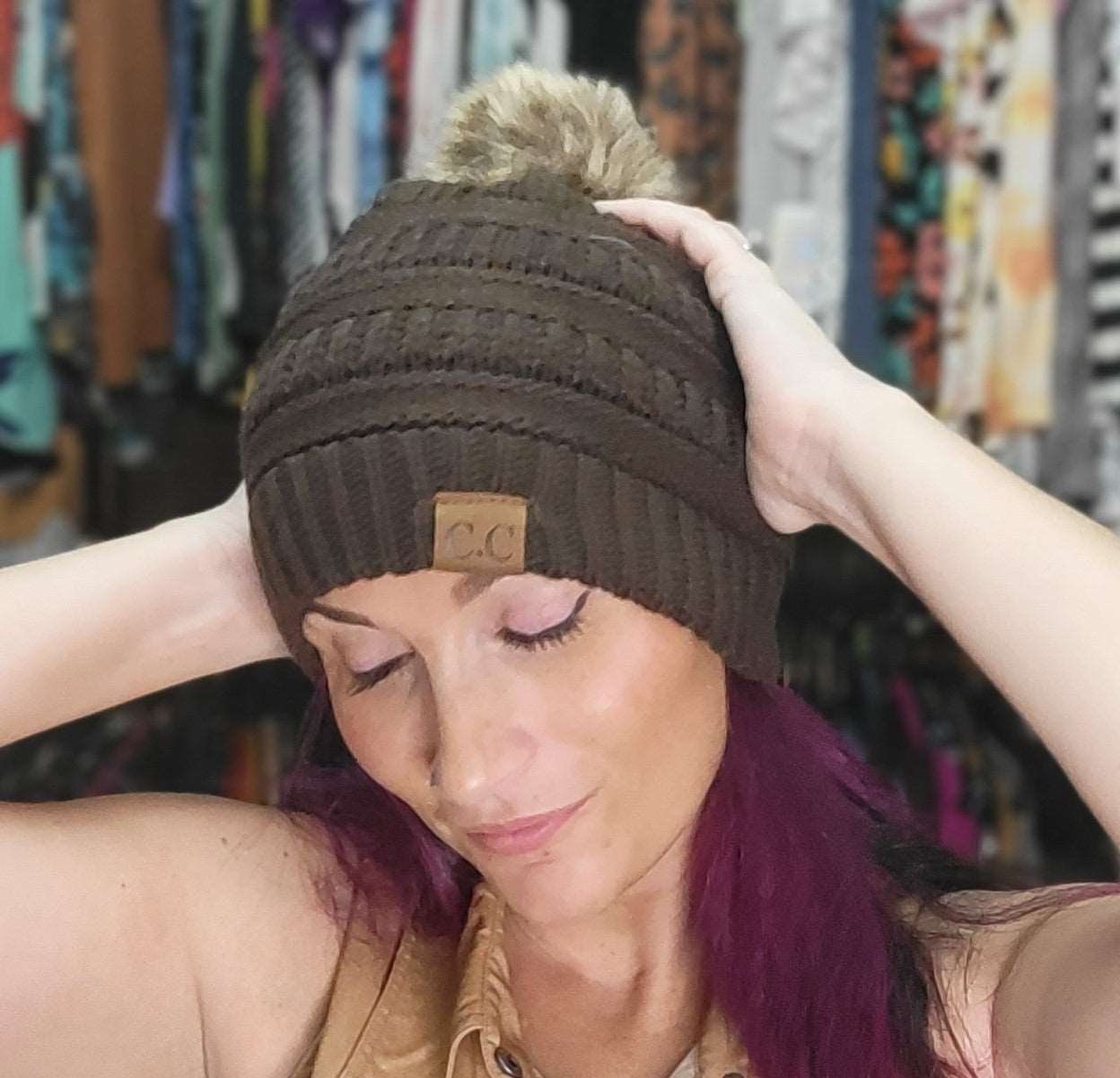 Pom Pom Bennie Laura's Legacy Boutique