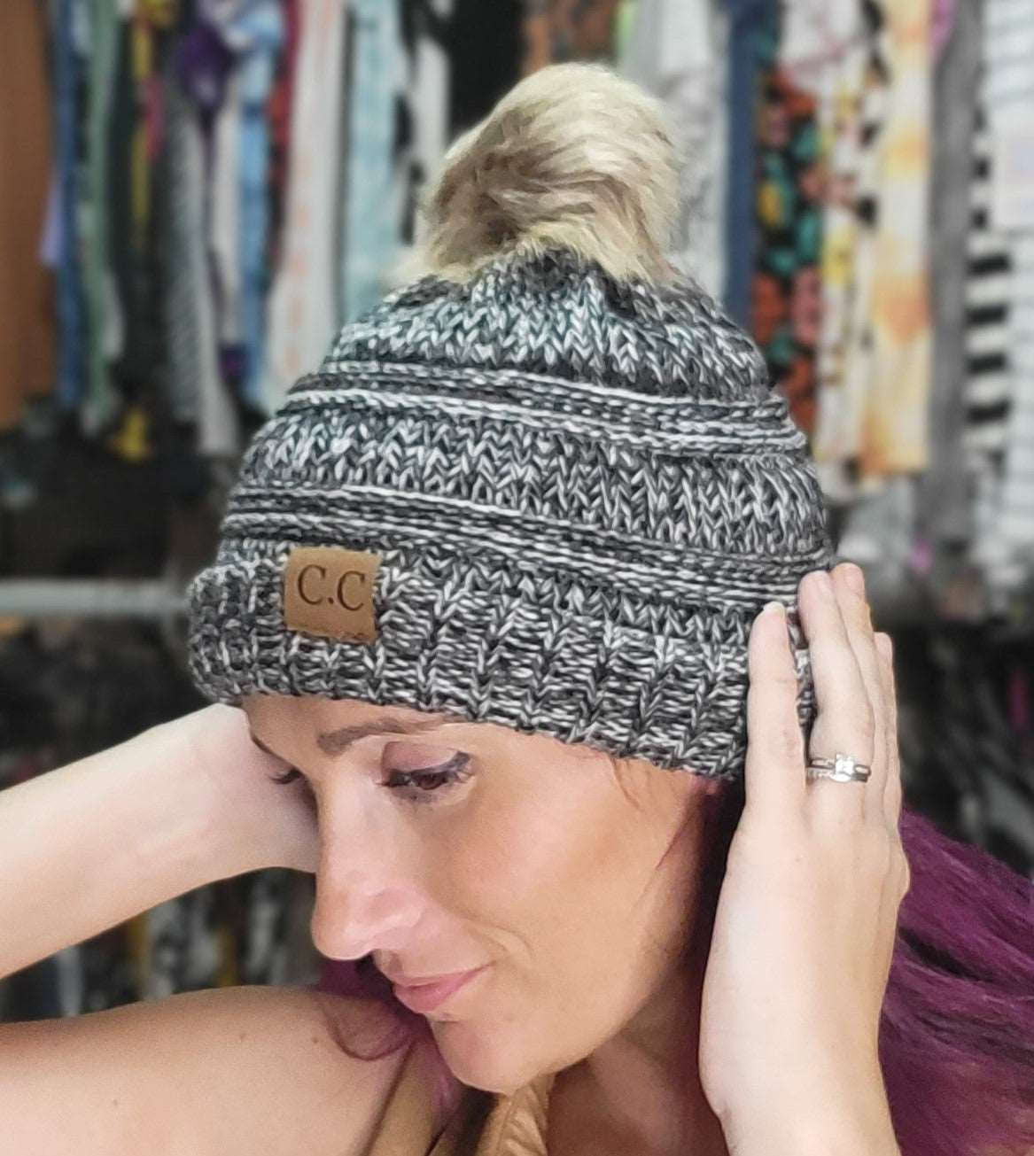 Pom Pom Bennie Laura's Legacy Boutique