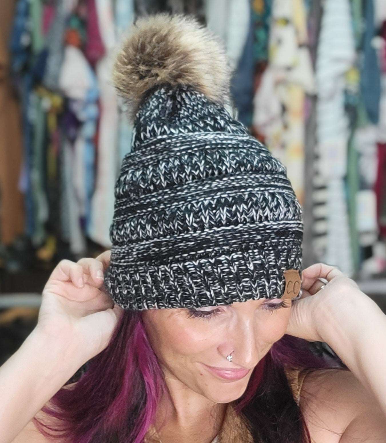 Pom Pom Bennie Laura's Legacy Boutique