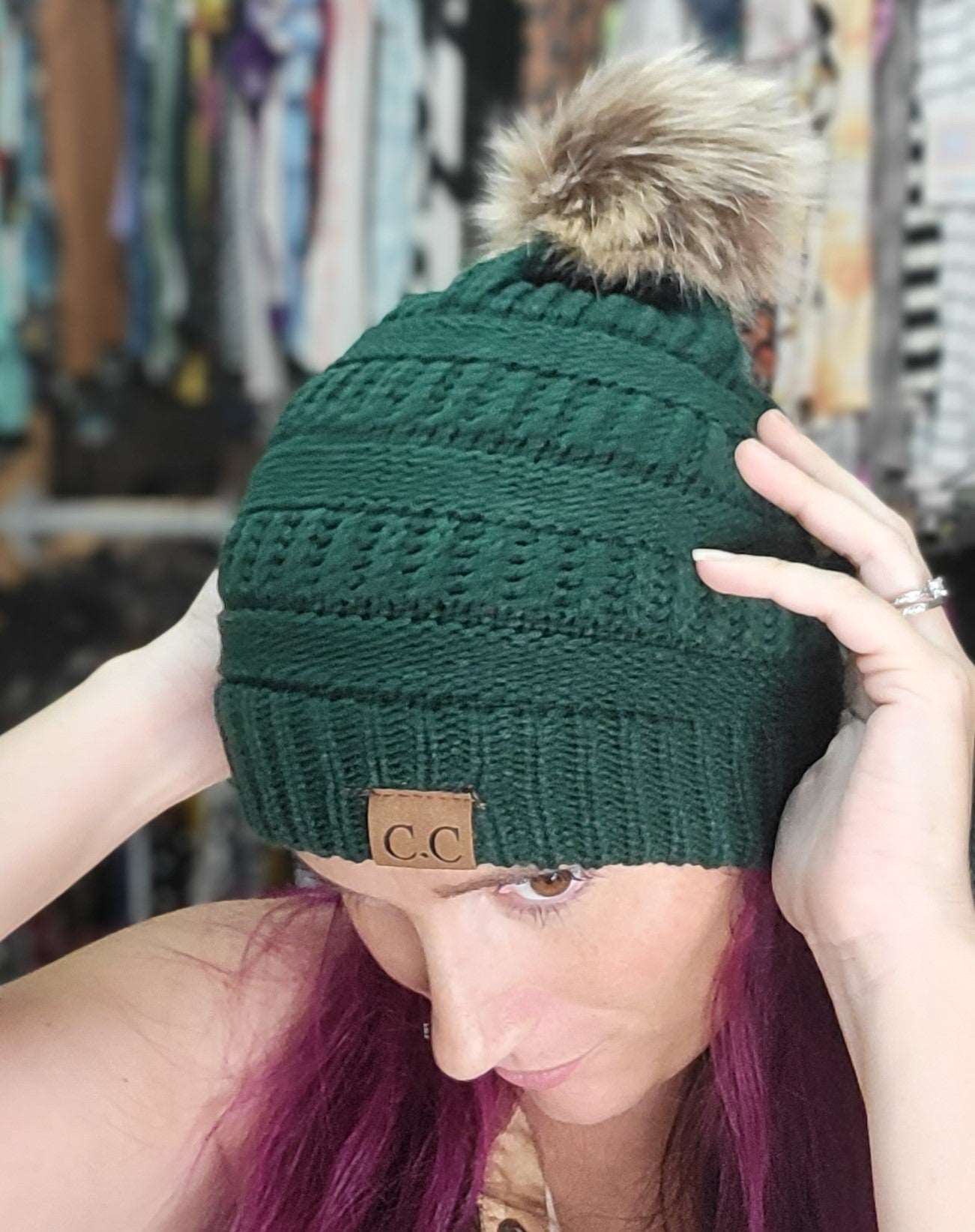 Pom Pom Bennie Laura's Legacy Boutique
